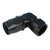 FRAGOLA #16 X 90 LOW PROFILE FORGED HOSE END  BLACK FRG109116-BL