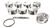 JE PISTONS BBC Flat Top Piston Set 4.530 Bore -3cc JEP257966