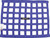 ALLSTAR PERFORMANCE Window Net Border Style 18 x 24 SFI Blue ALL10286
