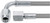 ALLSTAR PERFORMANCE 30in #4 Line -4 Str/-4 90 Deg Tube Style ALL46404-30