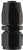 FRAGOLA Hose Fitting #16 Str Pro-Flow Black FRG220116-BL