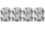 JE PISTONS SBC DOMED PISTON SET 4.125 BORE +10.8CC