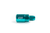 COLOR FITTINGS EFI CONNECTOR AN6 TO 3/8" QUICK CONNECT  - TEAL COFEFI-06-038-000-TL