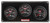 QUICKCAR RACING PRODUCTS Redline 2-1 Gauge Panel OP/WT w/Recall Tach QRP69-2231