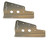 KIRKEY Seat Mount Floor 3/16in Aluminum 2-pc KIR99214