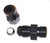FRAGOLA 6AN Male to 5/16in Tube Adapter Fitting  Black FRG892005-BL