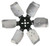DERALE 17in Aluminum Race Fan DER17517