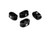 LOKAR T-CLAMP DOUBLE PLACE, 5/16"-5/16", 4 PIECES, BLACK LOK20-323-11