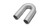 VIBRANT PERFORMANCE 180 DEGREE MANDREL BEND 3.00IN O.D. 16 GAUGE SS VIB13850