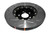 DBA 08+ EVO X Front Slotted 5000 Series 2 Piece Rotor Assembled w/ Black Hat - DBA52224V2BLKS