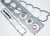 Top End Gasket Kit 5.9L 24V Dodge Cummins 98-02 CAGPRO3002T