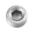 REDHORSE PERFORMANCE 3/4in NPT Hex Head Pipe Plug Clear RHP932-12-5