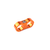 COLOR FITTINGS -10AN HOSE SEPARATOR  - ORANGE COFAHS-10-000-000-OR