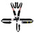 RACEQUIP 5pt Harness HNR Ratchet L&L Black RQP815005