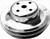 RACING POWER CO-PACKAGED BB Chevy Double Groove Long Water Pump Pulley RPCR9723