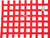 RACEQUIP Ribbon Window Net SFI Red RQP725015