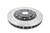 DBA 19+ Chevrolet Camaro ZL1 (w/ NAS Nuts) 5000 Series Black Hat T3 Slotted KP Brake Rotor - Black - DBA53940BLKS