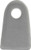 ALLSTAR PERFORMANCE 1/8in Flat Tabs 25pk 1/4in Hole ALL60022-25