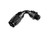6AN Hose End 6AN ORB End 90Deg Tube Black RHP1390-06-06-2