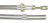 LOKAR Universal E-Brake Cables Stainless LOKEC-80FHT
