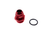 COLOR FITTINGS 10AN TO 8AN ORB FITTING  - RED COFF2S-10-008-000-RD