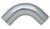VIBRANT PERFORMANCE 90 Deg Aluminum Elbow 4in OD x 2-1/2in Long VIB2876