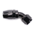 COLOR FITTINGS -04 AN 45 DEGREE FEMALE ALUMINUM HOSE END FITTING  - BLACK COFFHE-04-045-000-BL