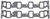 EDELBROCK Intake Gasket Set - BBF FE EDE7224
