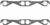 FEL-PRO SB Chevy Exhaust Gaskets Square Port Stock Size FEL1444