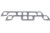SCE GASKETS SBC EXHAUST GASKET SET W/BRODIX SPREAD D PORTS SCE211183