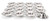 MANLEY 10 Degree Titanium Retainers MAN23660-16