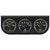 EQUUS 2.0 DIA TRIPLE GAUGE SET W/BLACK PANEL EQU6200