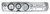 DAKOTA DIGITAL VHX SERIES DIRECT-FIT ANALOG GAUGE SYSTEMS FOR 1964-1965 CHEVELLE, EL CAMINO DDGVHX-64C-CVL-S-W
