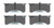 WILWOOD Brake Pad Set BP-35 7520 GN4R / GN6R WIL150-35-7520K
