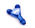 NITROUS OXIDE SYSTEMS 6an 'Y' Fitting  Blue NOS17835
