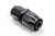 FRAGOLA Hose Fitting  #10 Str. to #12 Hose Black FRG220111-BL