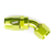 COLOR FITTINGS -20 AN 45 DEGREE FEMALE ALUMINUM HOSE END FITTING  - LIME GREEN COFFHE-20-045-000-GR