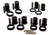 ENERGY SUSPENSION Ford Rr Control Arm Bushing Set Black ENE4-3115G