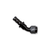 COLOR FITTINGS -12 AN 45 DEGREE FEMALE PUSH-LOC FITTING  - BLACK COFPLF-12-045-000-BL