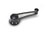PRO TOURING WINDOW CRANK HANDLE SET MESH BLACK EARLY GM PRE-1949 CMWPT-303-EG
