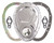 TRANS-DAPT SBC 2-Piece Timing Cover Chrome TRA8909