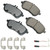 AKEBONO BRAKE CORPORATION Mercedes-Benz C230 09-08 C250 15-10  C300 12-08 AKEEUR1340A