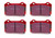 EBC BRAKES USA INC Brake Pads Redstuff Rear Various Application EBCDP31788C