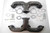RACING POWER CO-PACKAGED 1955-57 GM Cast Iron Ram Horn Exhaust Manifold RPCR900