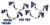 BBC Wire Loom Kit - Blue  MOR72175