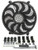 DERALE 17in High Output RAD Fan Single DER16217