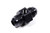 FRAGOLA Inline Gauge Adapter #8 x #8 Male Black FRG495003-BL