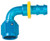 FRAGOLA Hose Fitting #4 90 Deg Push Lock FRG209004
