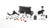 WILWOOD Alum Tandem M/C Kit w/ Brkt & Prop Valve 15/16 WIL261-13626-BK