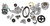 HOLLEY Accessory Sys. Drive Kit GM LS Engines HLY20-137
